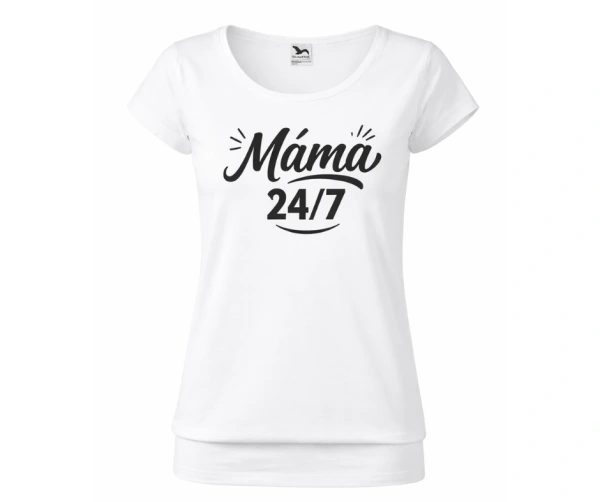 Bílá + černý nápis