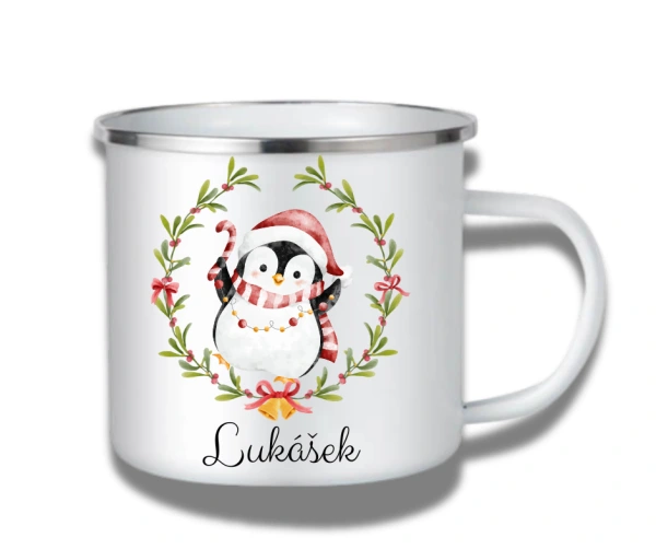 Plecháček s tučňákem a jménem