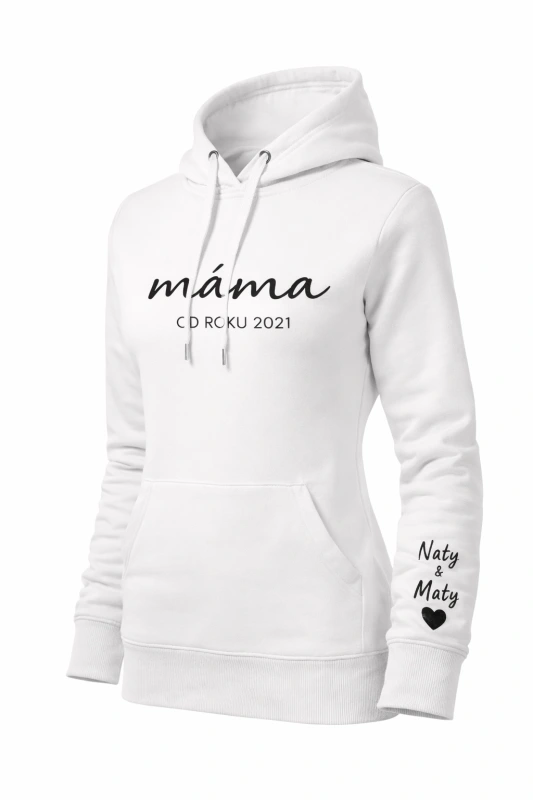 Dámská mikina Máma od roku | se jmény dětí na rukávu 4