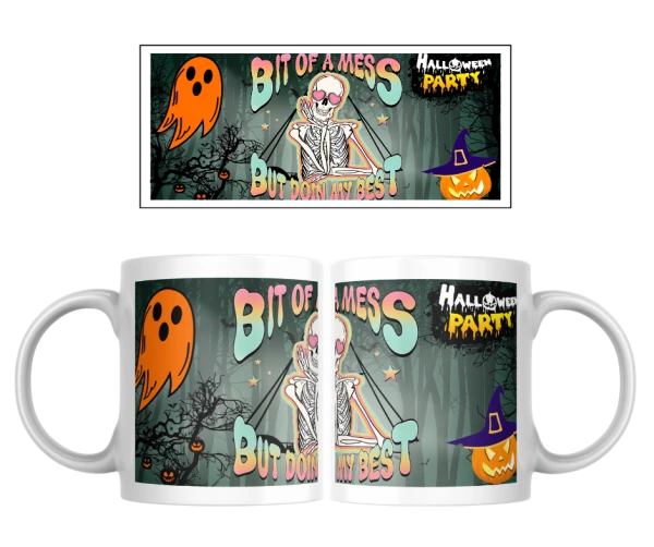 Halloween hrnek – Bit of a Mess