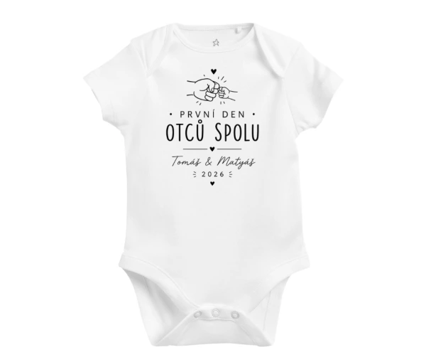Set trička a body s vlastním jménem – První den otců spolu 1