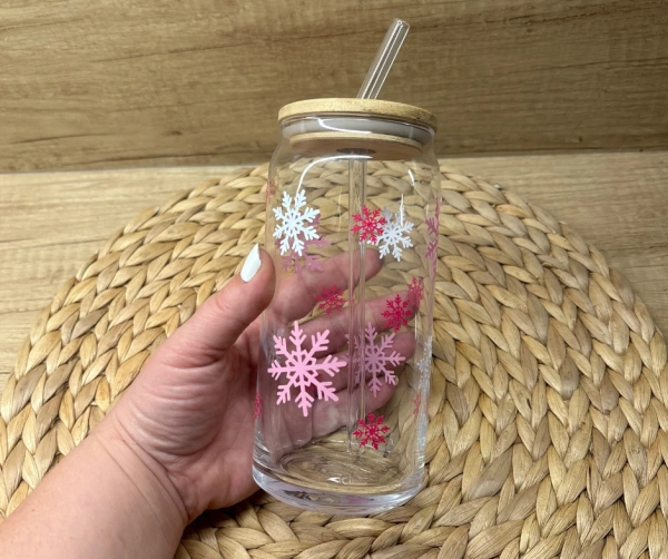 Vánoční sklenička Sněhové vločky