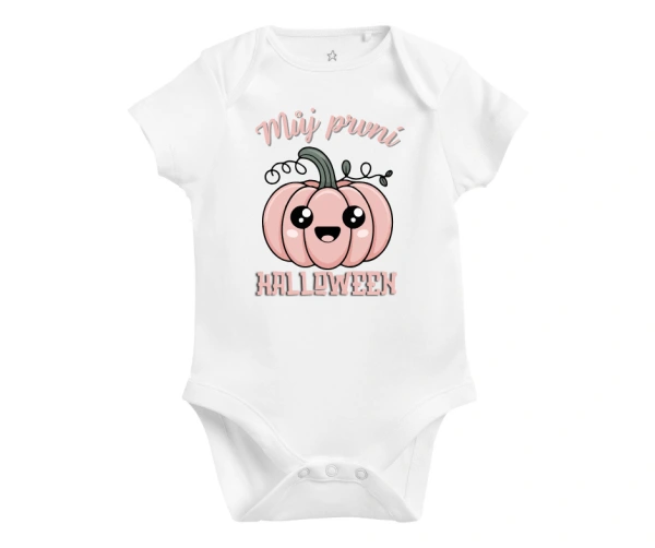 Body – Můj první Halloween (růžová dýně)