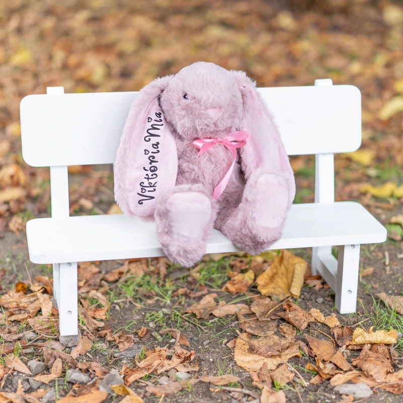 Plyšový zajíček se jménem na oušku 5