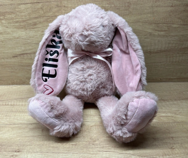 Plyšový zajíček se jménem na oušku 7
