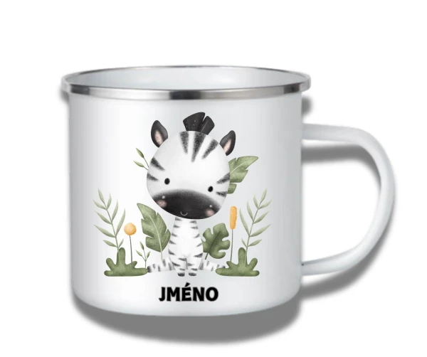 Plecháček Safari zebra s jménem na přání
