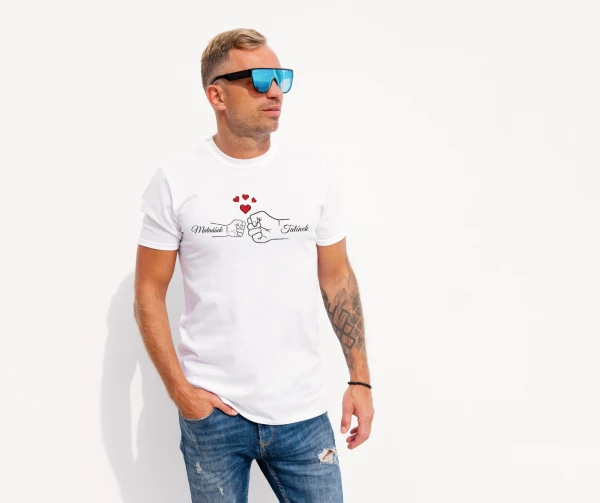 Tričko „Ruce dětí pro milovaného tatínka“