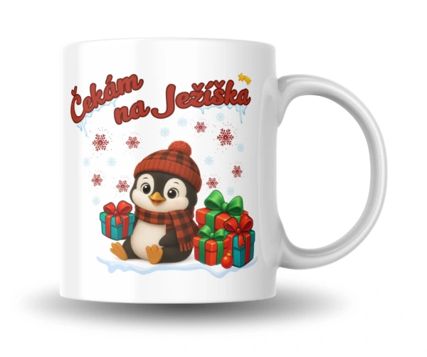 Tučňáček Čekám na Ježíška