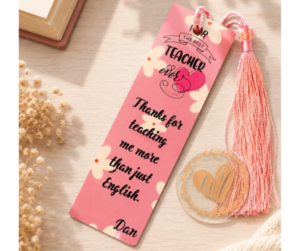 Záložka pro učitele angličtiny – The Best Teacher Ever