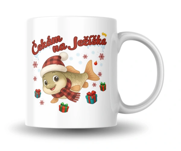 Hrnek – Kapřík Čekám na Ježíška