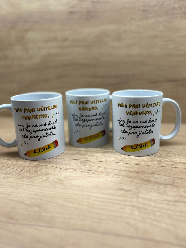 Hrneček pro paní učitelku s osobním věnováním 3