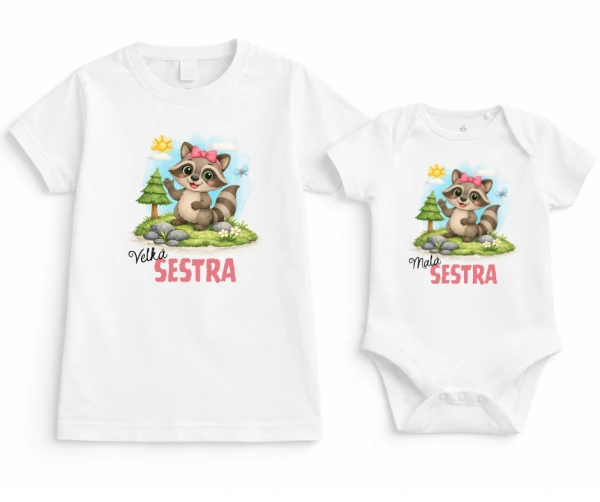 Kojenecké body s mývalem – Malá sestra / Malý brácha 4