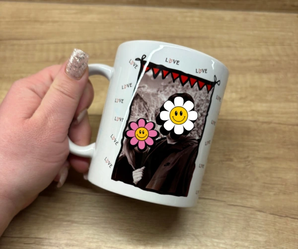 Hrnek s fotkou – Miluji tě 1