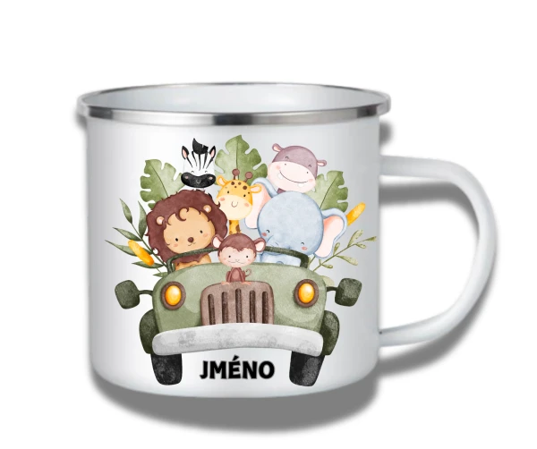 Plecháček Safari s jménem na přání