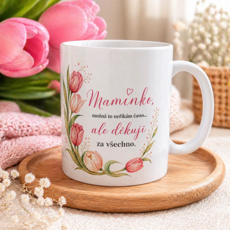 Hrnek pro maminku – Děkuji za všechno
