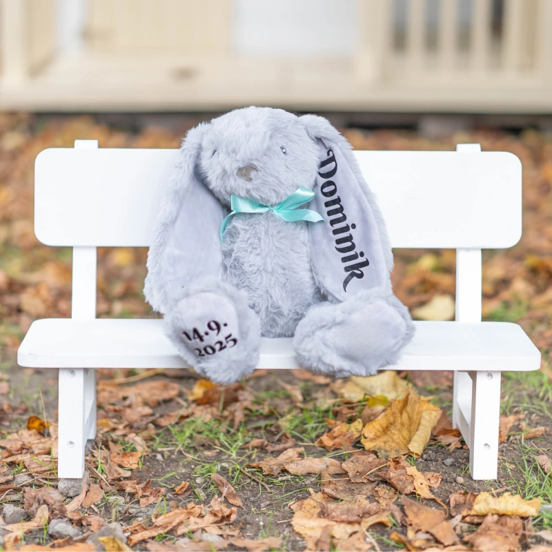 Plyšový zajíček (jedno ouško a tlapka) 1