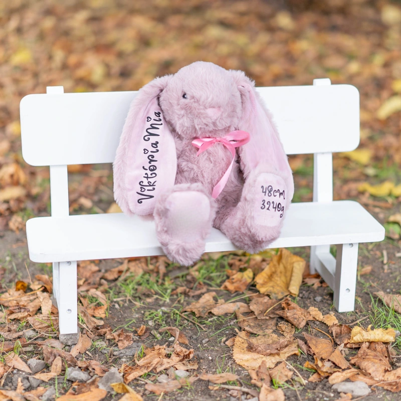 Plyšový zajíček (jedno ouško a tlapka) 5