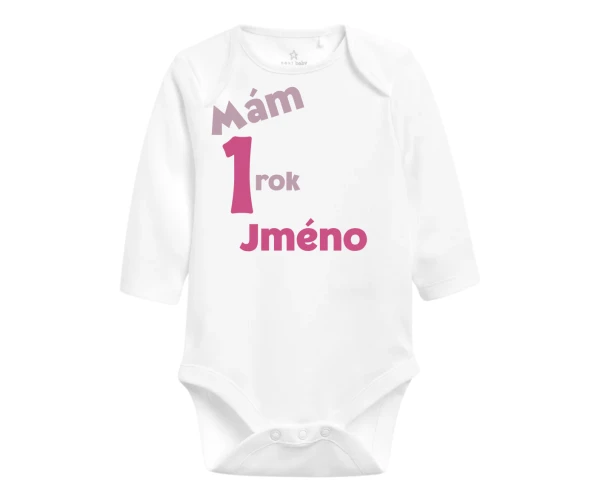 Body na 1. narozeniny – Mám 1 rok + jméno a obrázek na přání 1