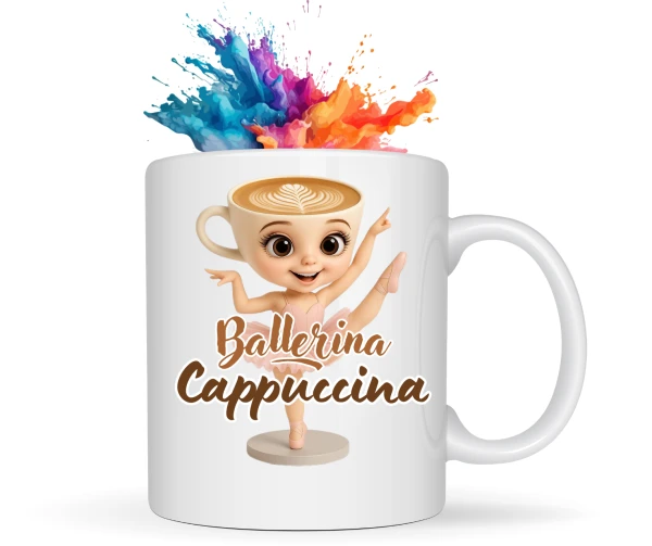 Hrnek Balerína Cappuccina – dětská radost na první pohled