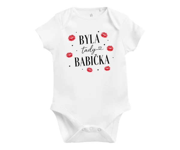 Kojenecké body Byla tady Babička, vtipné body pro miminko
