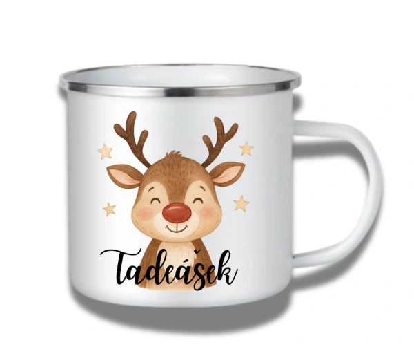 Vánoční plecháček – Sobík s hvězdičkami